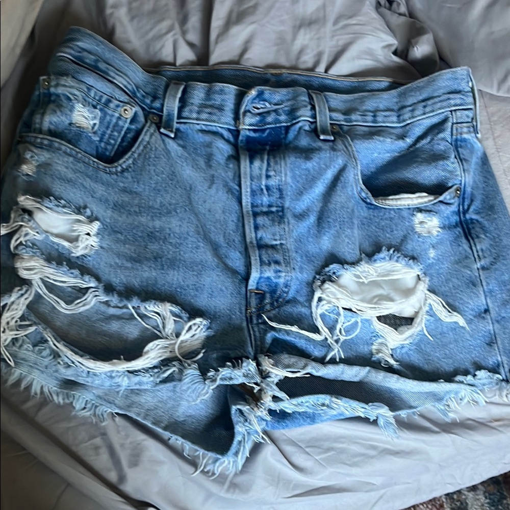 Levi’s High Waisted Denim Shorts